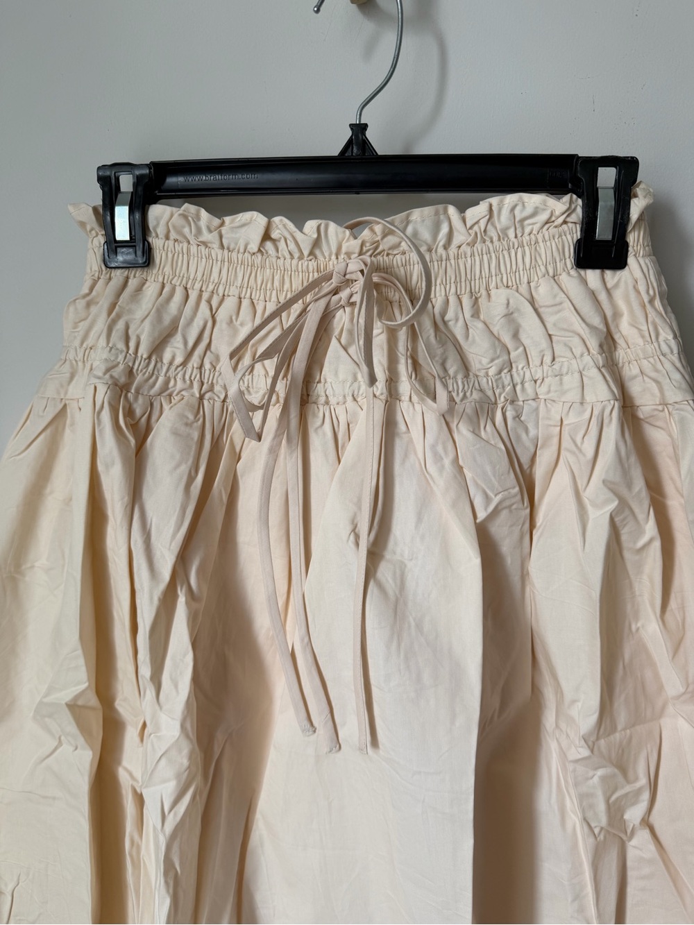 Moon River Cream floral Embroidered cotton Maxi Skirt - Picture 3 of 7